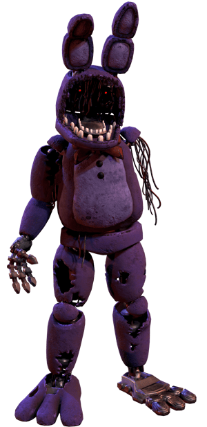 This is the Avatar Image for the Withered Bonnie (FNAF 2) AI Voice and Text to Speech Generator